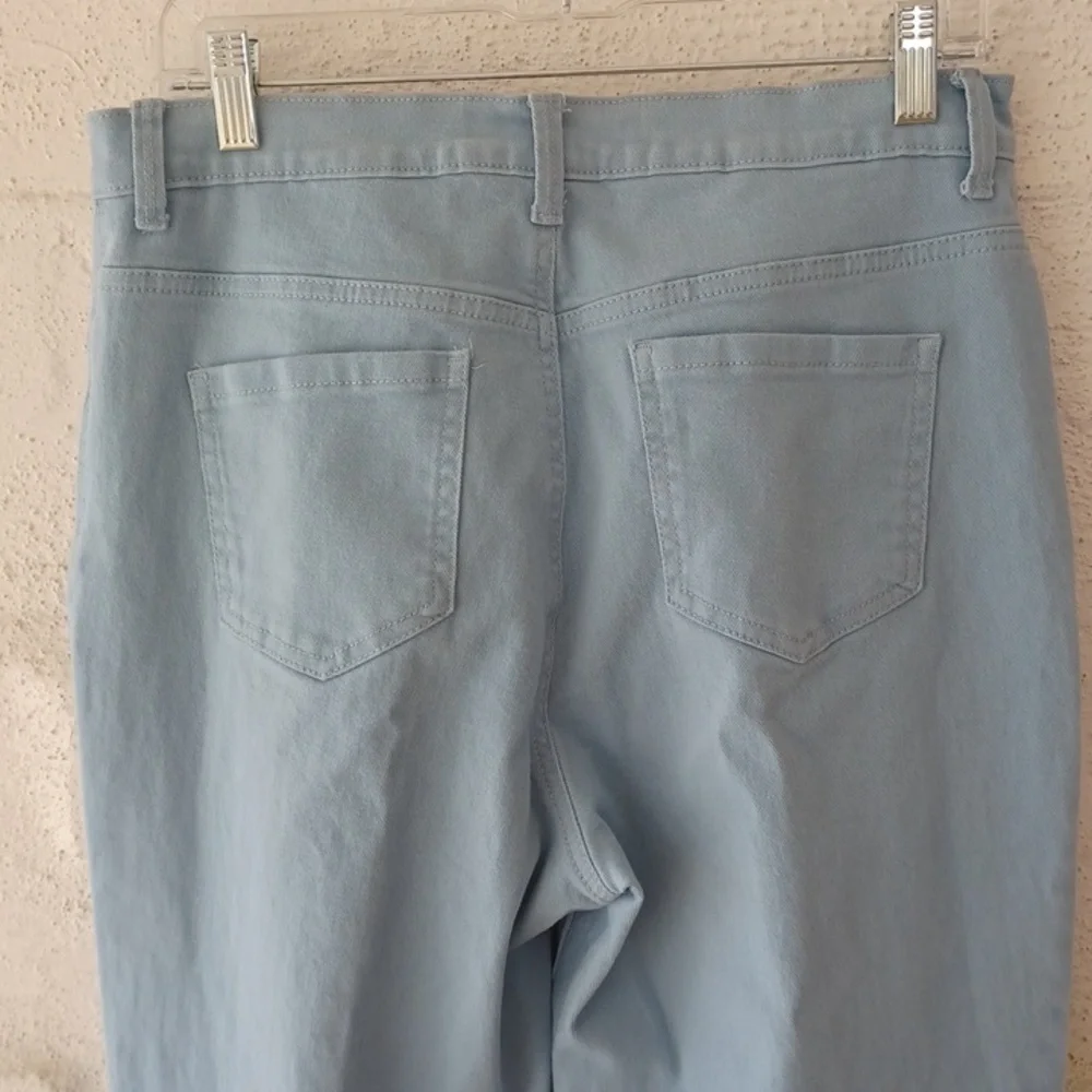Gloria Vanderbilt Light Blue Amanda Straight Leg High Rise Jeans Petite